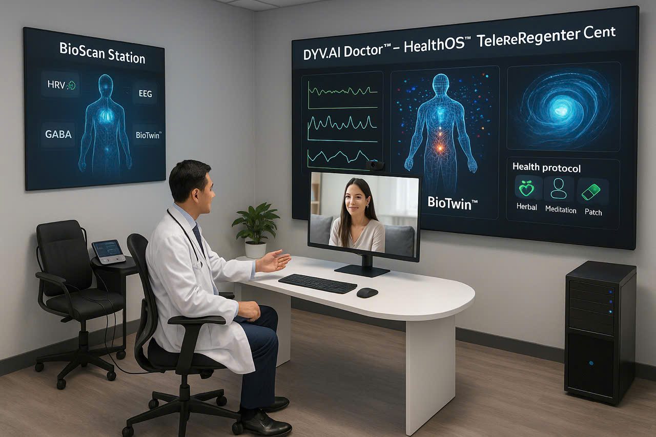 DYV AI Doctor đồng hành cùng bác sĩ — phối cảnh