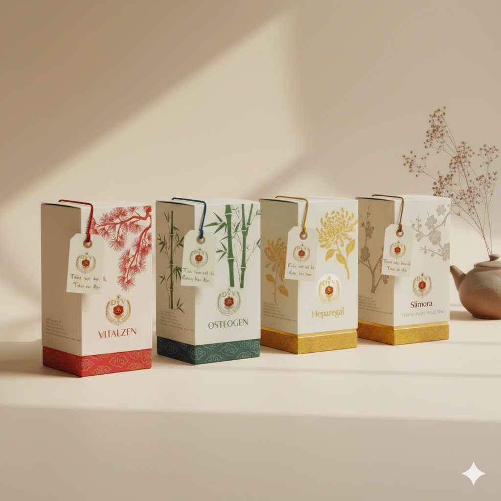 Bao bì một số sản phẩm TPBVSK DYV